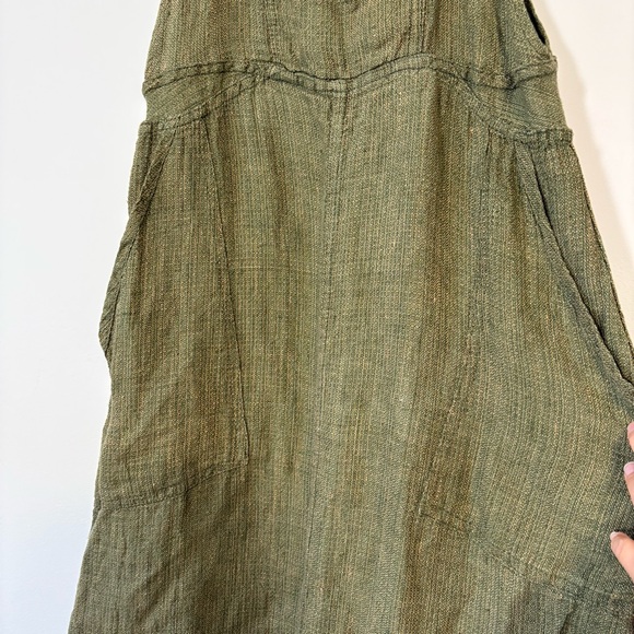 Flax Forest Green Maxi Dress - Picture 3 of 13